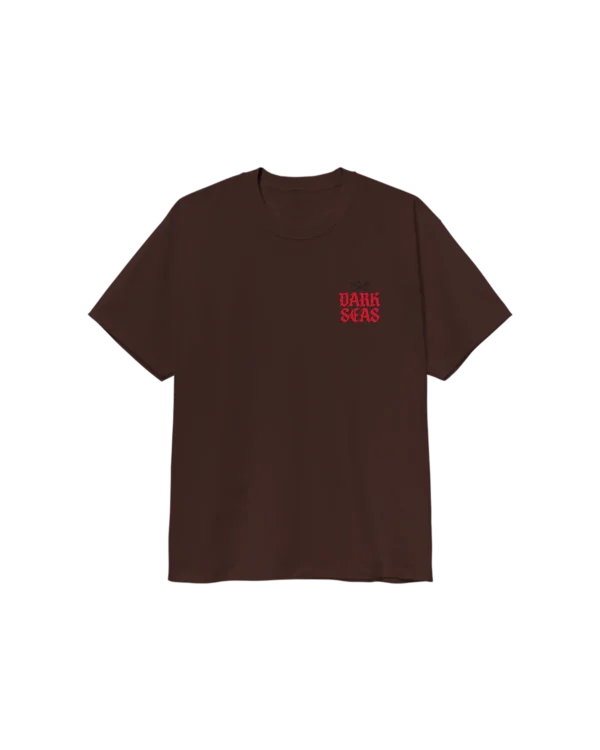 Dark Seas Be Afraid Heavyweight tee java brown - Image 2
