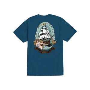 Dark Seas Deep Dreams tee harbor blue