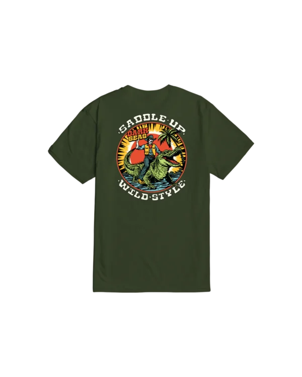 Dark Seas Wild Style t-shirt military green