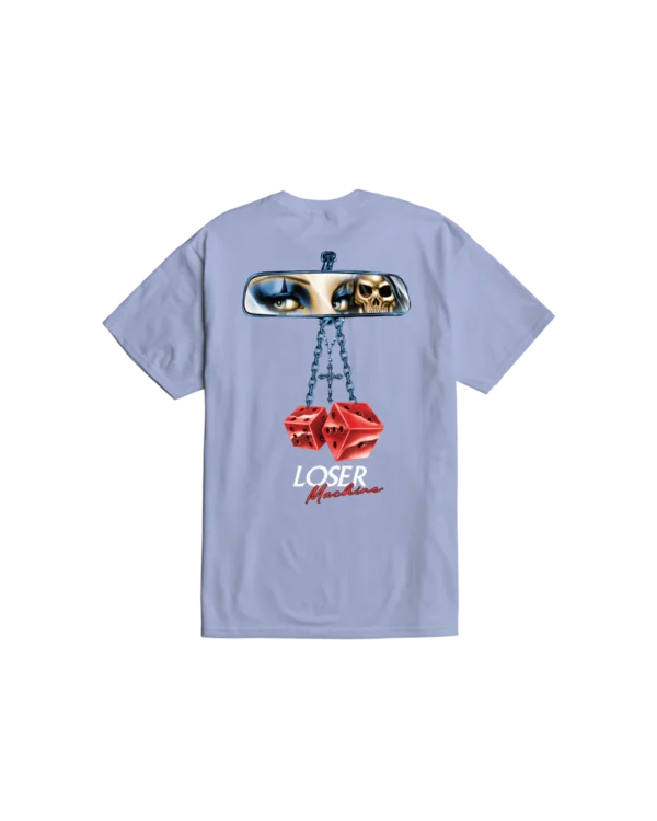 Loser Machine Rear View tee digital violet