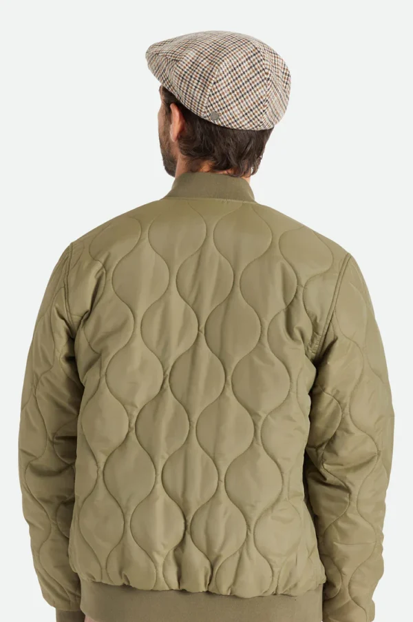 Brixton Hooligan flat cap off white desert palm - Image 4