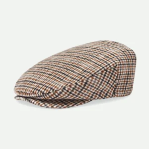 Brixton Hooligan flat cap off white desert palm