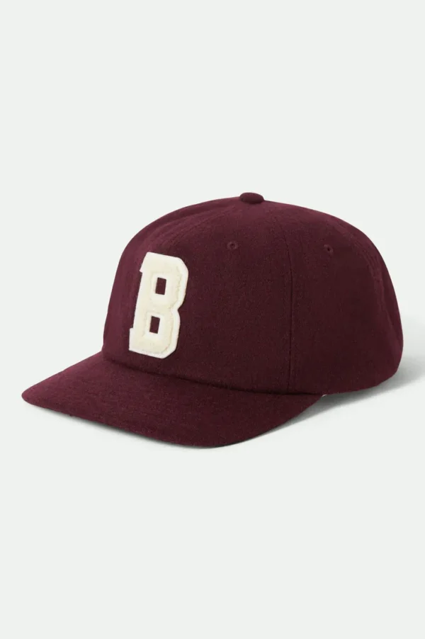 Brixton Big B adjustable hat port textured wool