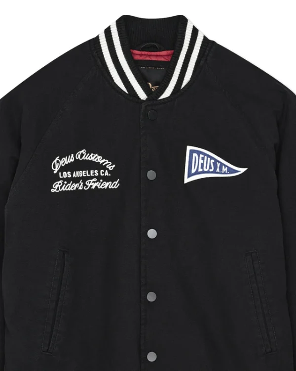 Deus ex Machina Stadium Jacket black - Image 3