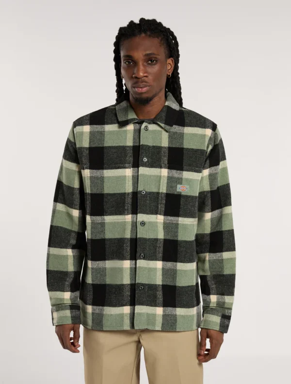 Dickies Coaling shirt olive green - Image 3
