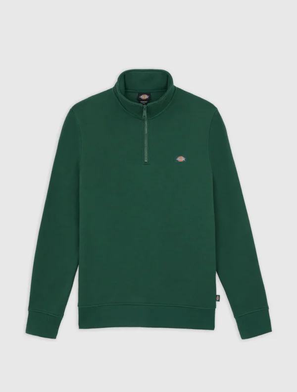 Dickies Oakport Quarter Zip sweater pine