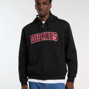 Dickies Aitkin Hoodie with zipper black red