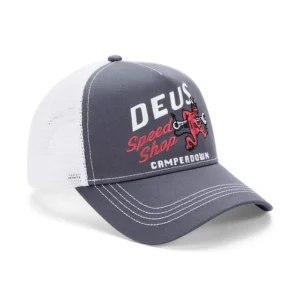 Deus ex Machina Dogleg trucker cap dark grey