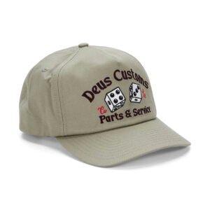Deus ex Machina Knucklebones cap olive green