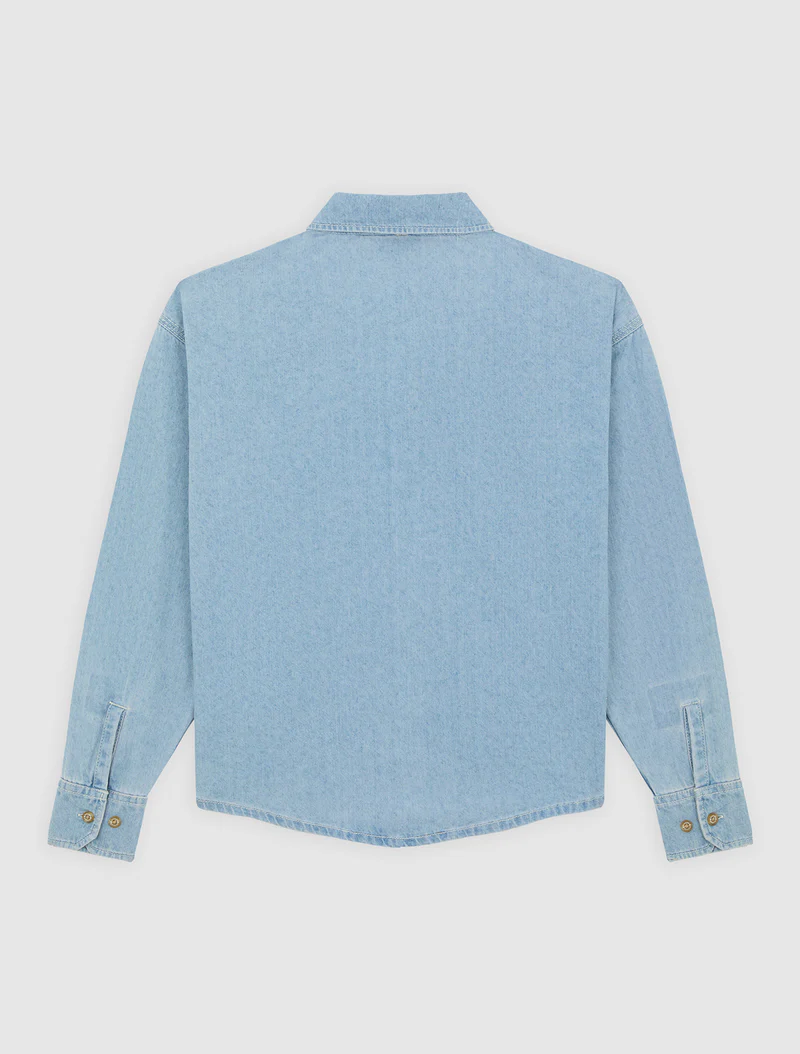 Dickies Girls Lightweight Denim shirt vintage blue - Image 2