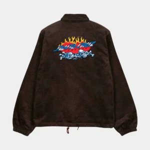 Santa Cruz Salba Voodo Pit Coach jacket coffee