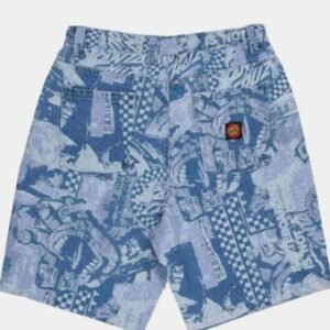 Santa Cruz Big Denim Shorts stonewash collage