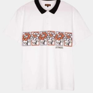 Santa Cruz Delfino Flower Guys polo white