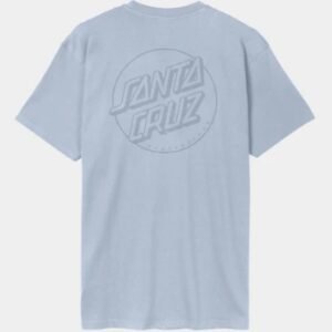 Santa Cruz Tonal Opus Dot Stripe t-shirt fresh blue