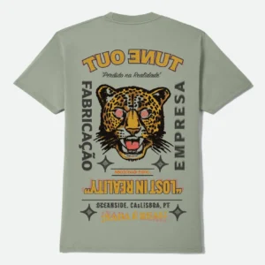 Brixton Getaway short sleeve tee desert green