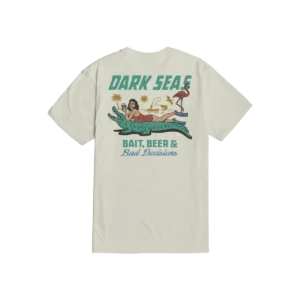 Dark Seas Bad Decisions t-shirt cream