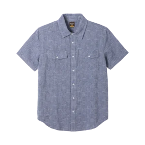 Dark Seas Pioneer Short Sleeve shirt indigo