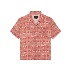 Deus ex Machina Mail-Man shirt red
