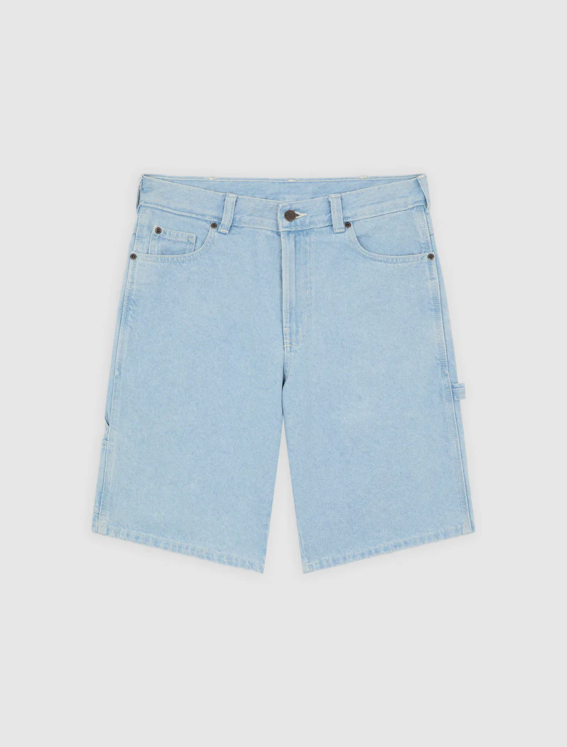 Dickies 993 11-inch denim carpenter short vintage blue