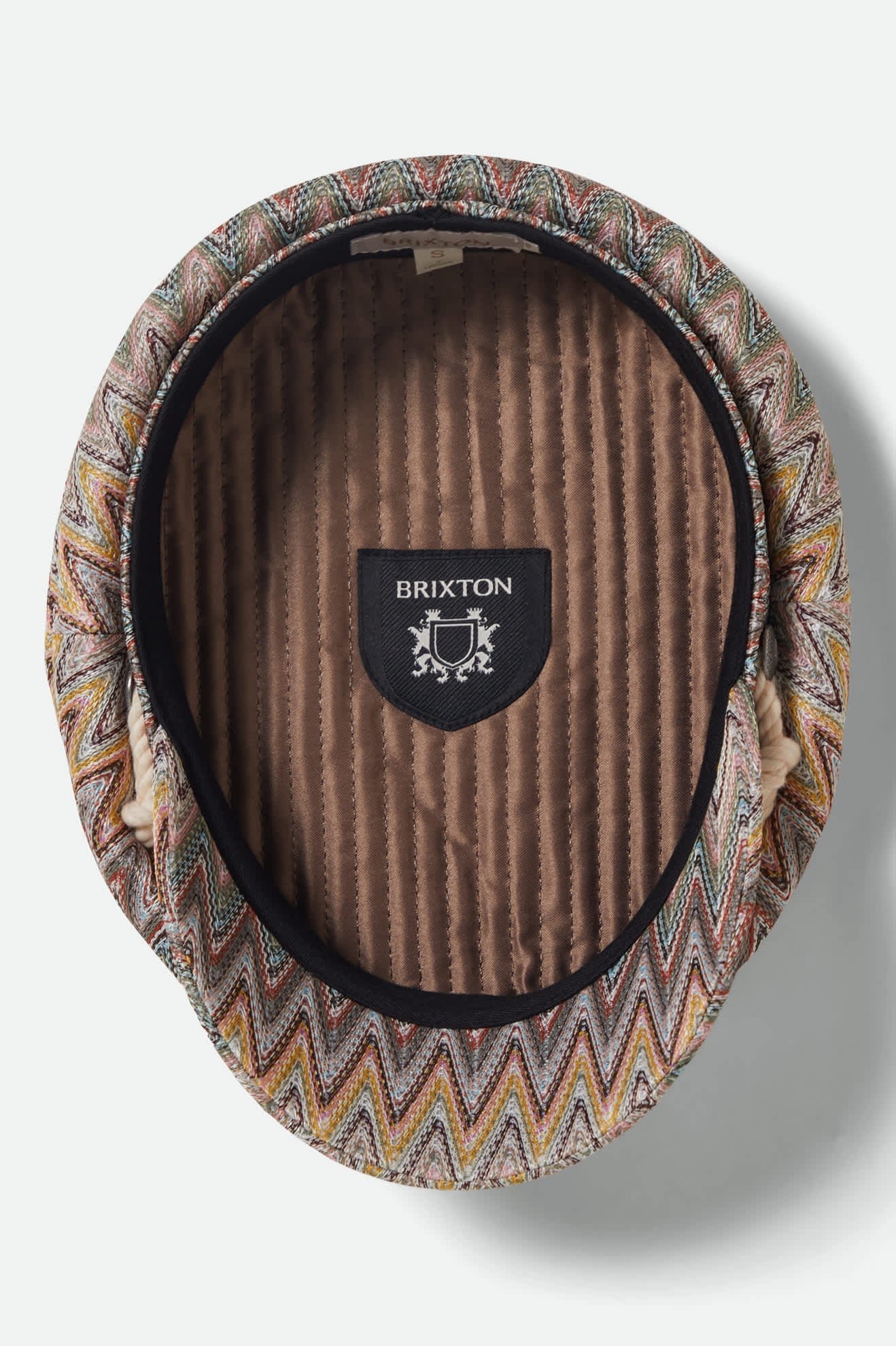 Brixton Fiddler cap multi color zigzag missoni - Image 2