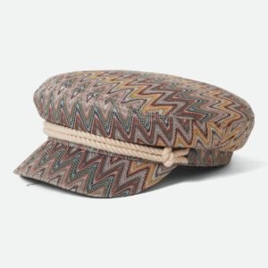Brixton Fiddler cap multi color zigzag missoni