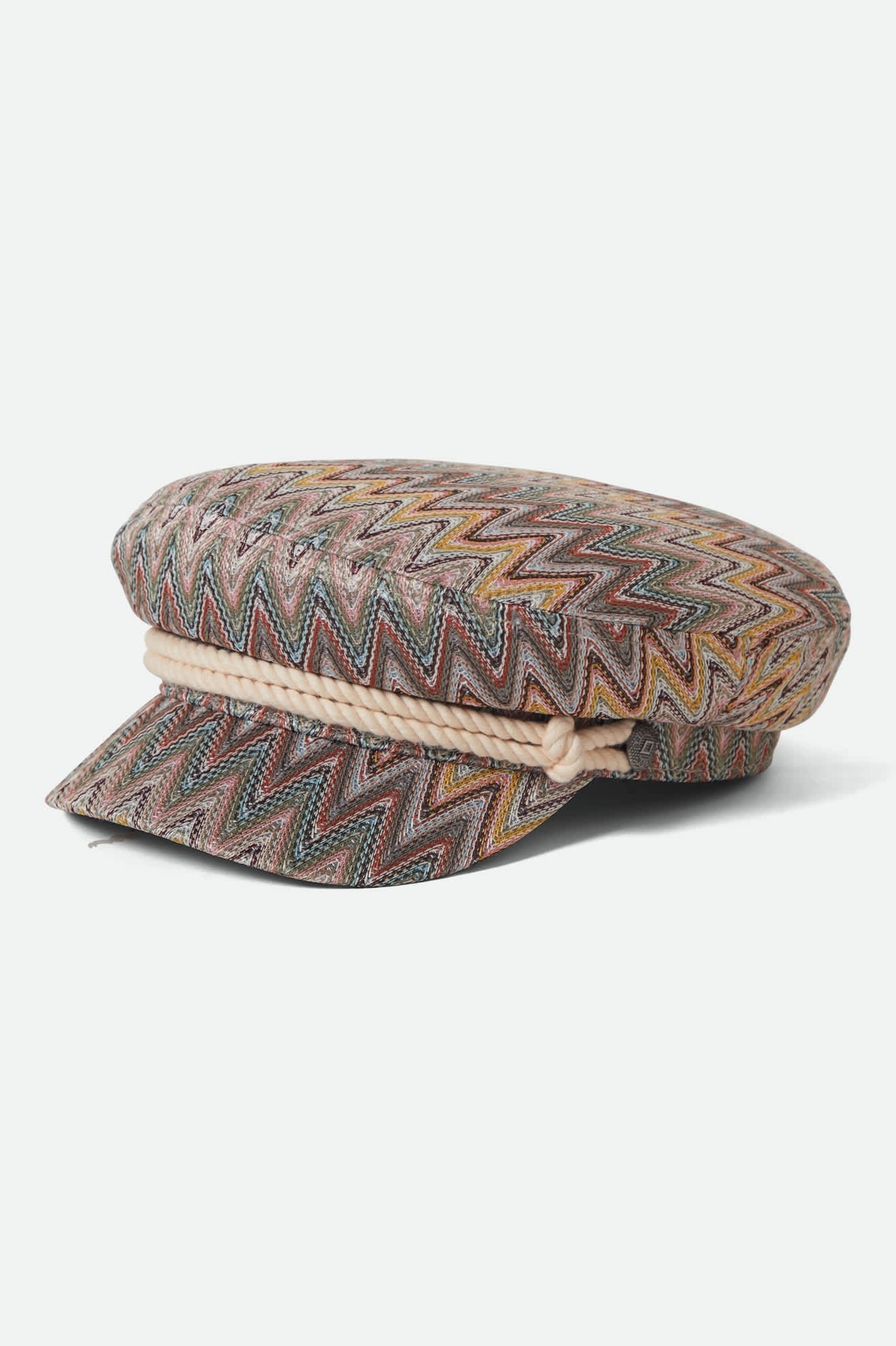 Brixton Fiddler cap multi color zigzag missoni