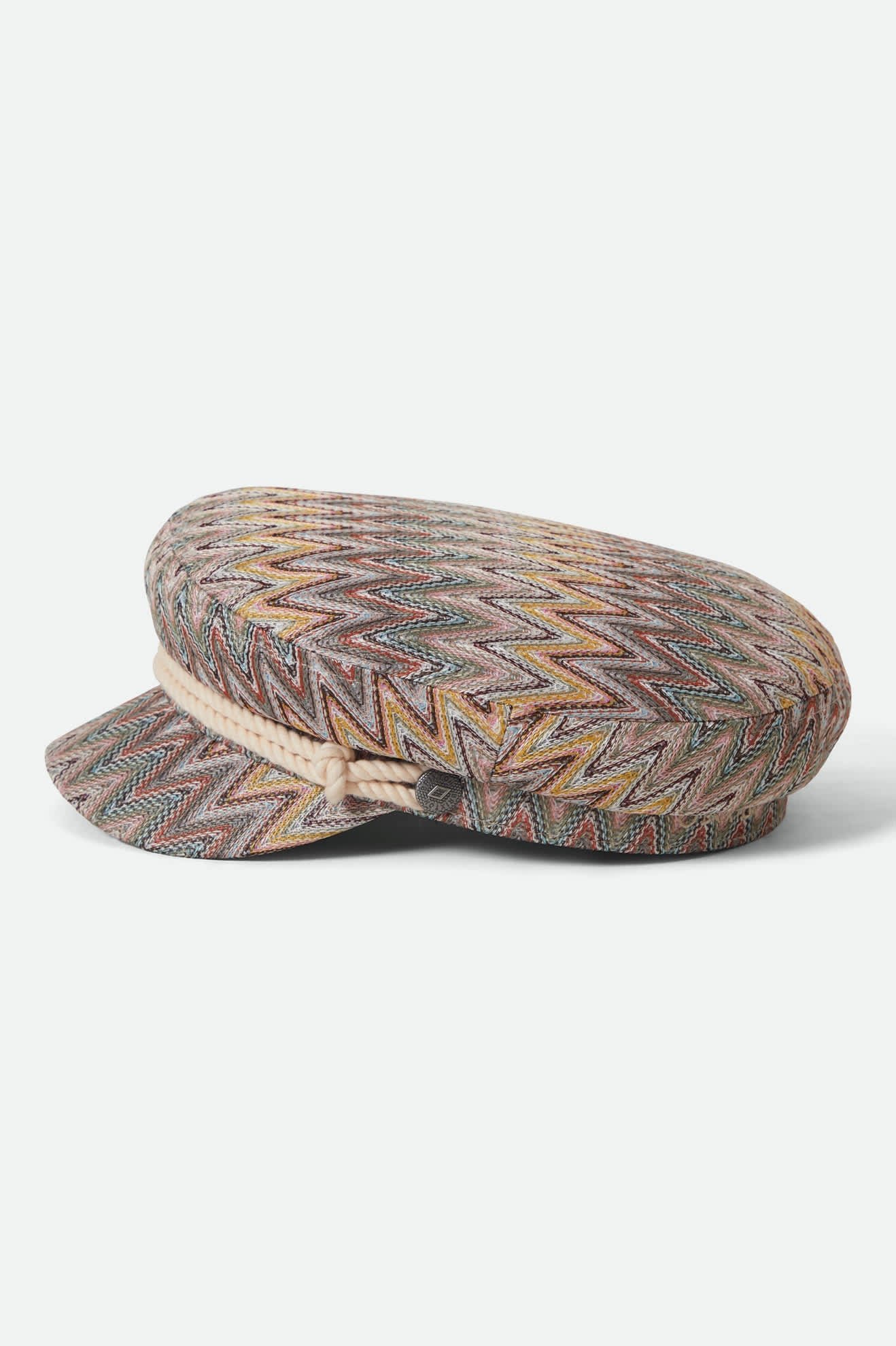 Brixton Fiddler cap multi color zigzag missoni - Image 3