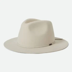 Brixton Wesley Fedora hat Off White