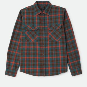 Brixton Bowery flanel walnut brown ultra marine