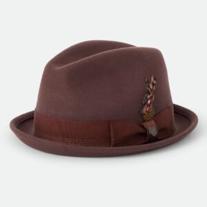 Brixton Gain Fedora Chestnut