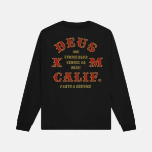 Deus ex Machina Quick Strike long sleeve tee black