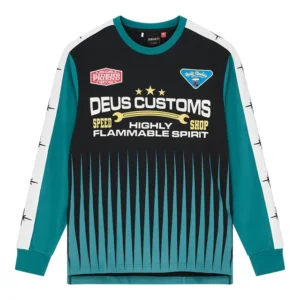 Deus ex Machina Trife Life Moto Jersey longsleeve black