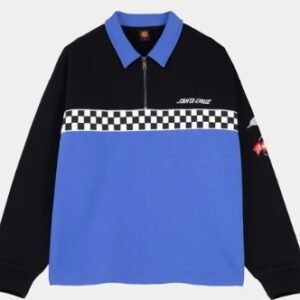 Santa Cruz Podium 1/4 zip crew black/sapphire