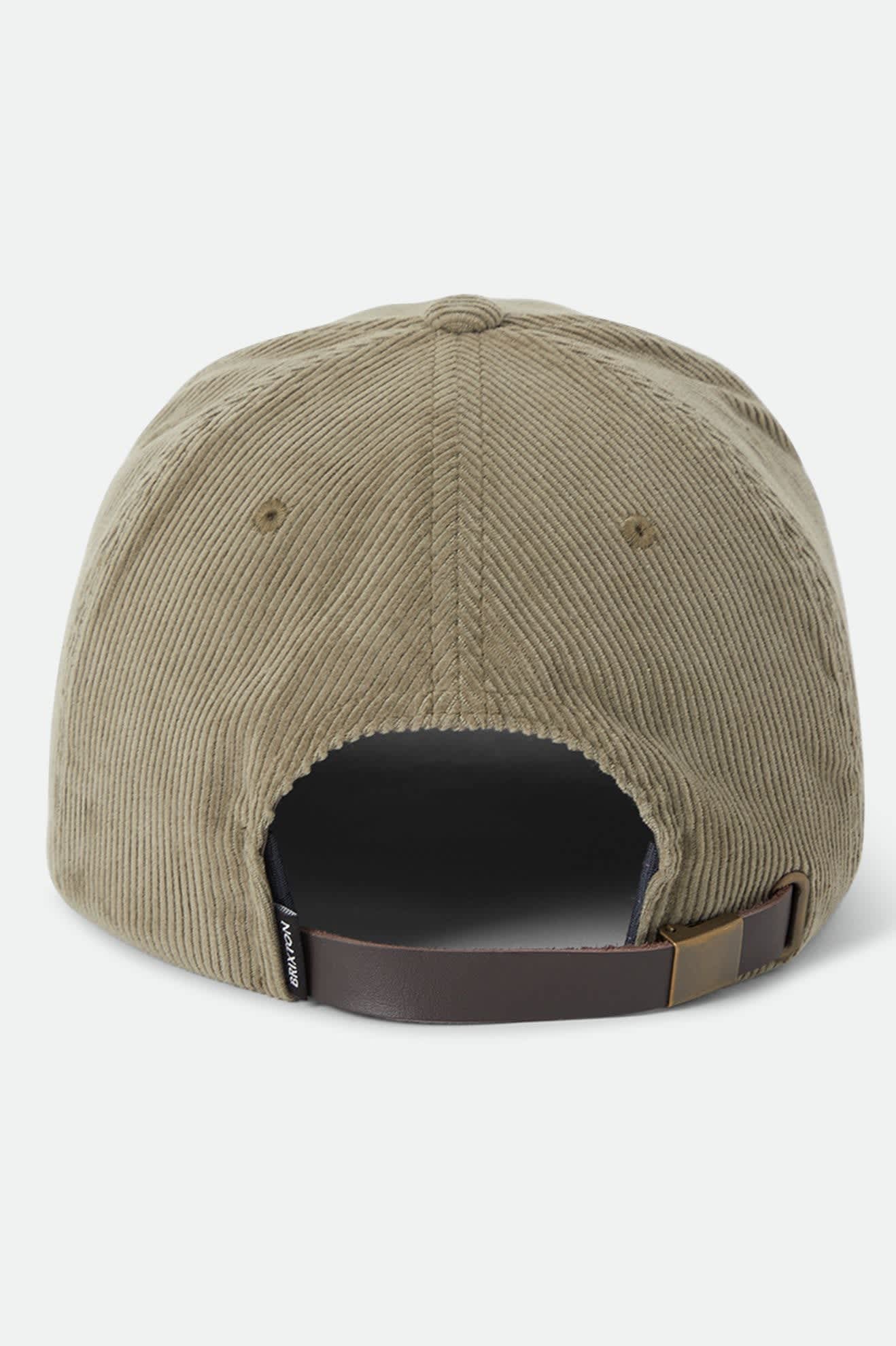 Brixton Big B dad cap dark olive corduroy - Image 2
