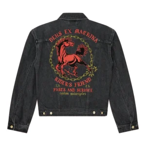 Deus ex Machina Unchained denim jacket washed black