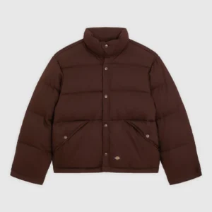 Dickies Osino puffer jacket chocolate brown